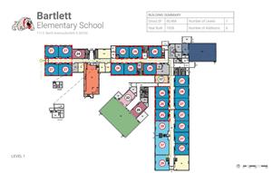 Map of Bartlett Elementary School  